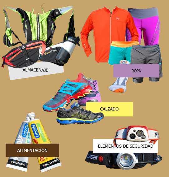 Material recomendado para salir a practicar trail running -  