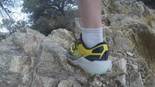 Brooks Caldera 7:  le cuesta moverse en terreno muy roto