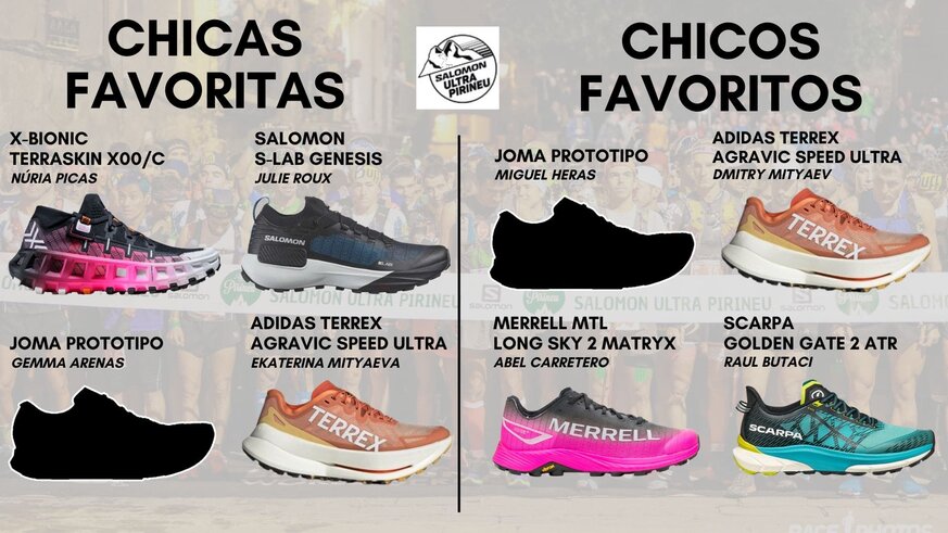 Nuestra particular previa de la Salomon Ultra Pirineu 2024. Como expertos en material, hemos repasado cules son las zapatillas que usarn algunas de las favoritas y favoritos a la victoria de la distancia Ultra.